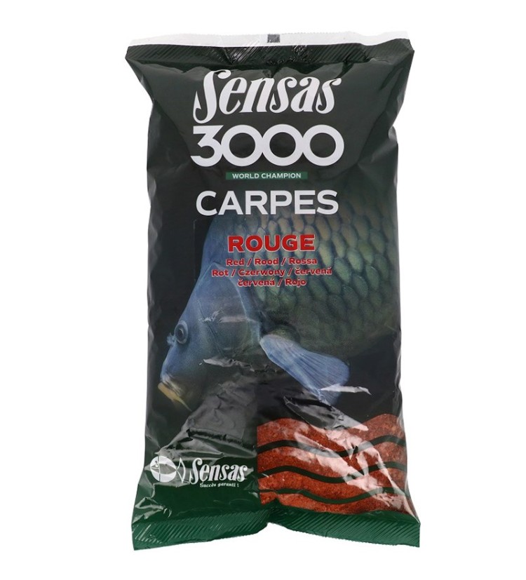 Sensas Krmení Carpes 3000 1 kg-Kapr Červený