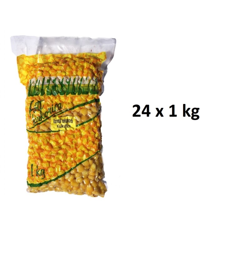 Partikl Kukuřice Professional Vařená Vakuovaná - Nature 24 x 1 kg