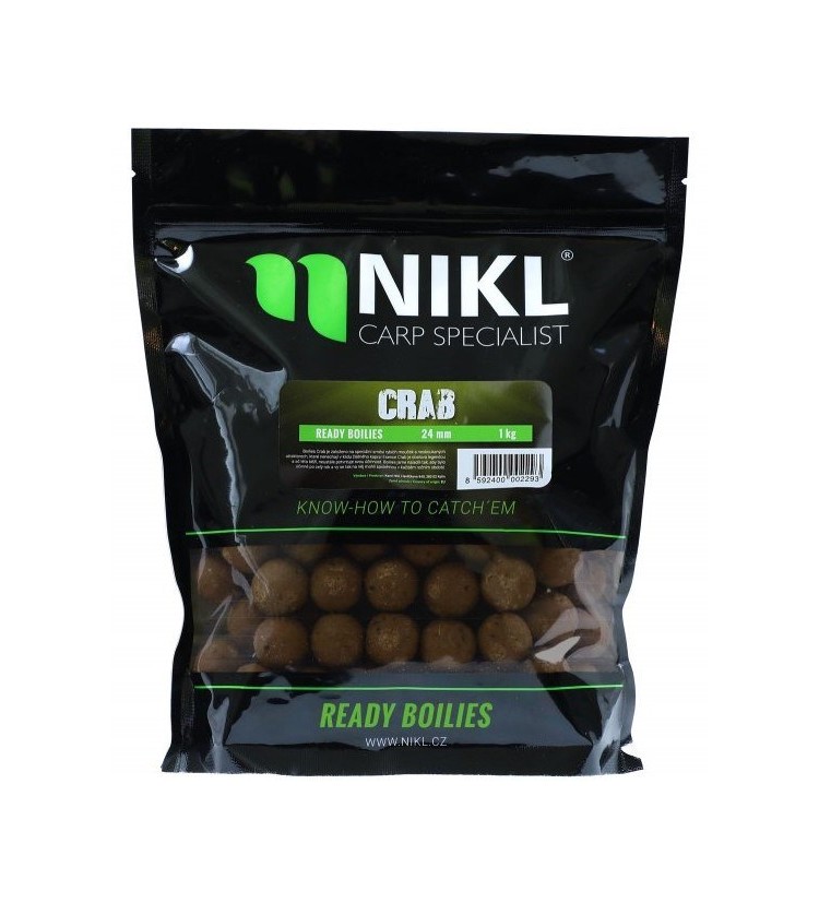 Nikl Hotové Boilies Crab - 1 kg 20 mm