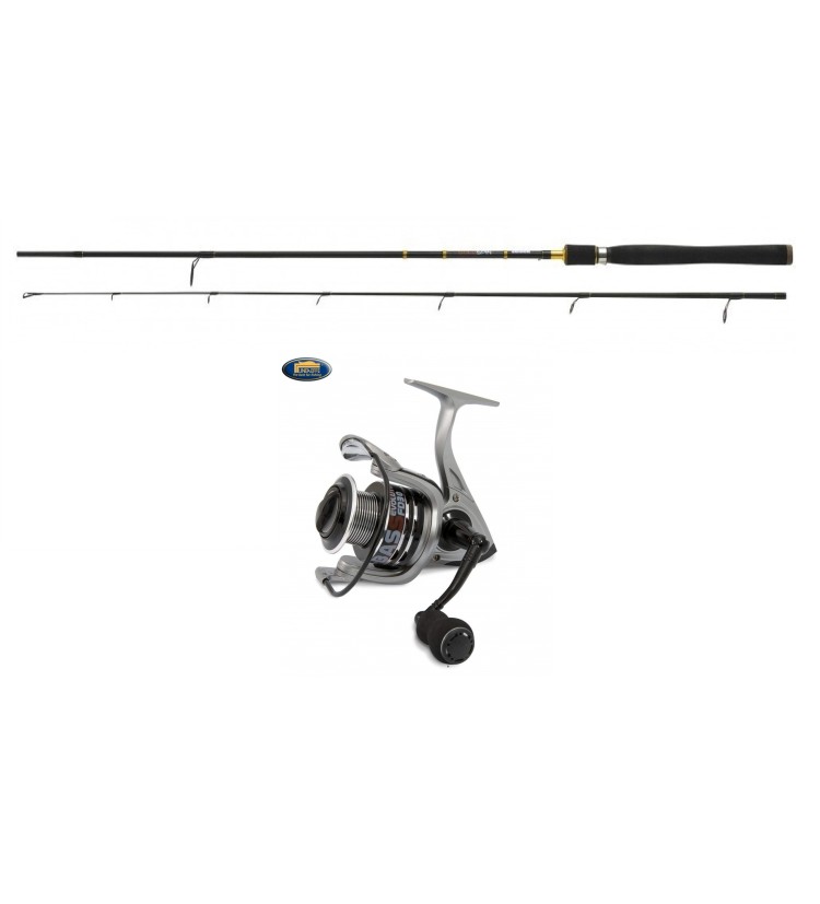 Sellior prut Gold Spin 2,7m 3-15g + Naviják Lineaeffe Rapid Bass Evolution 30