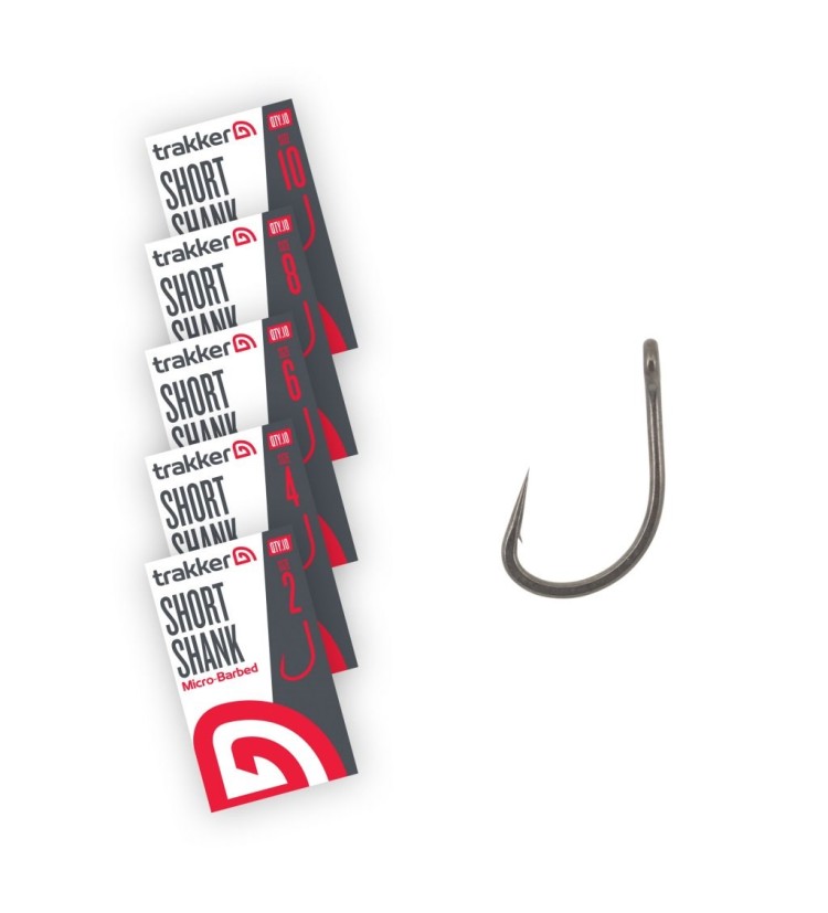 Trakker Háčky Short Shank Hooks Micro Barbed