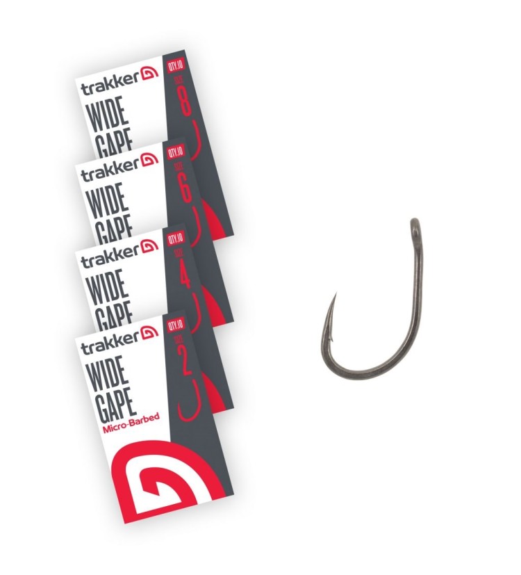 Trakker Háčky Wide Gape Hooks Micro Barbed