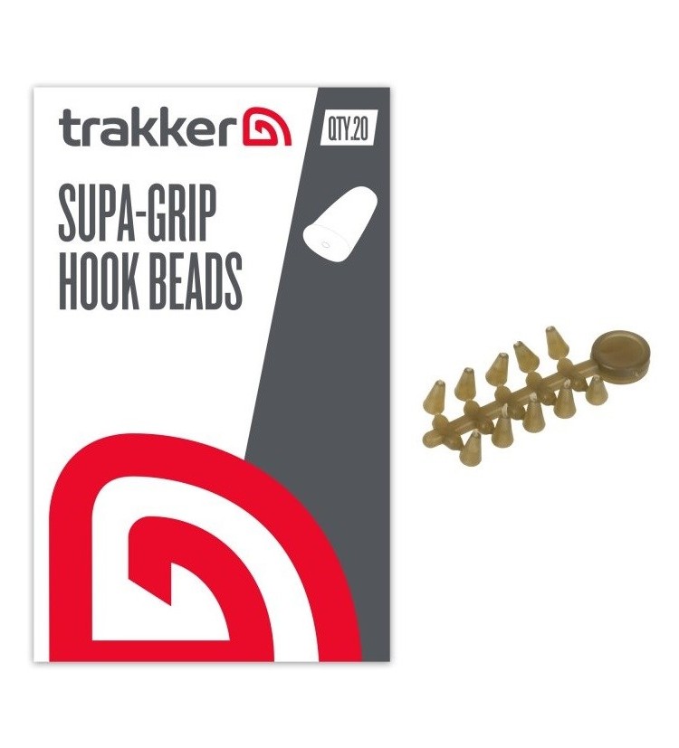 Trakker Zarážky Stoper Supa-Grip Hook Beads 20 ks