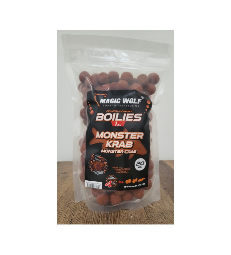 MAGIC WOLF BOILIES 1KG 20MM Monster Crab