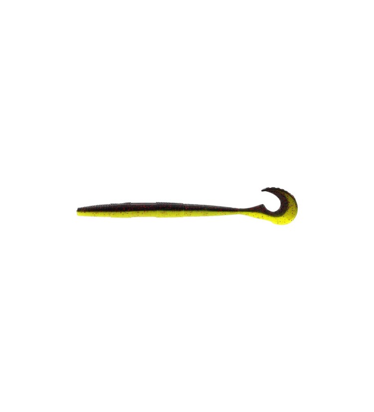 Westin gumová nástraha Swimming Worm Black/Chartreuse 13 cm, 5 ks