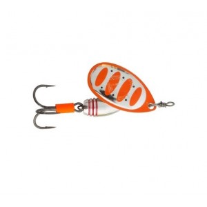 Savage Gear Třpytka Rotex Spinner Fluo Orange Silver vel. 4 / 11 g