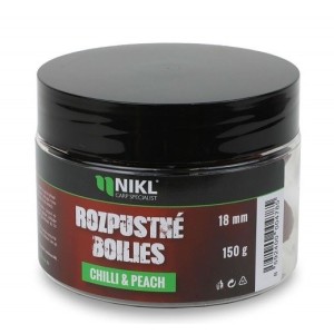 Nikl Rozpustné Boilies Chilli & Peach 150 g 24 mm