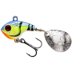 Westin Nástraha Dropbite Spin Tail Jig Chartreuse Blue Craw 3,4 cm 17g