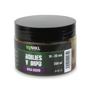 Nikl Boilie V Dipu 250 g 18/20 mm GIGA SQUID