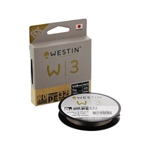 Pletená šňůra Westin W3 8 BRAID SMOKEY GREY, 150 m, 0,205 mm, 10,1 kg