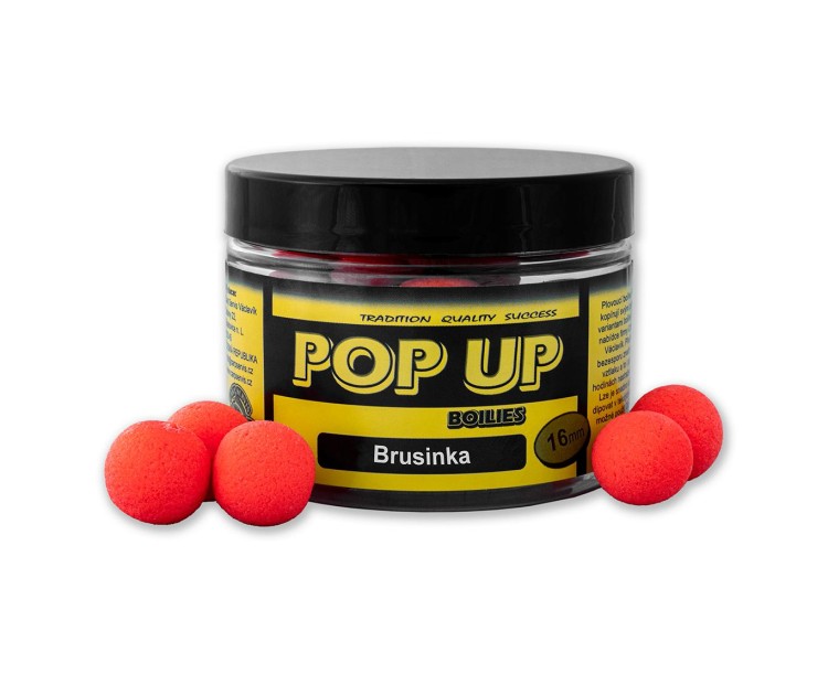 POP UP - DÓZA/50 G/16 MM/BRUSINKA