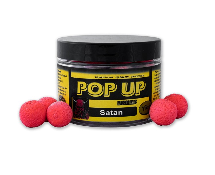 POP UP - DÓZA/50 G/16 MM/SATAN