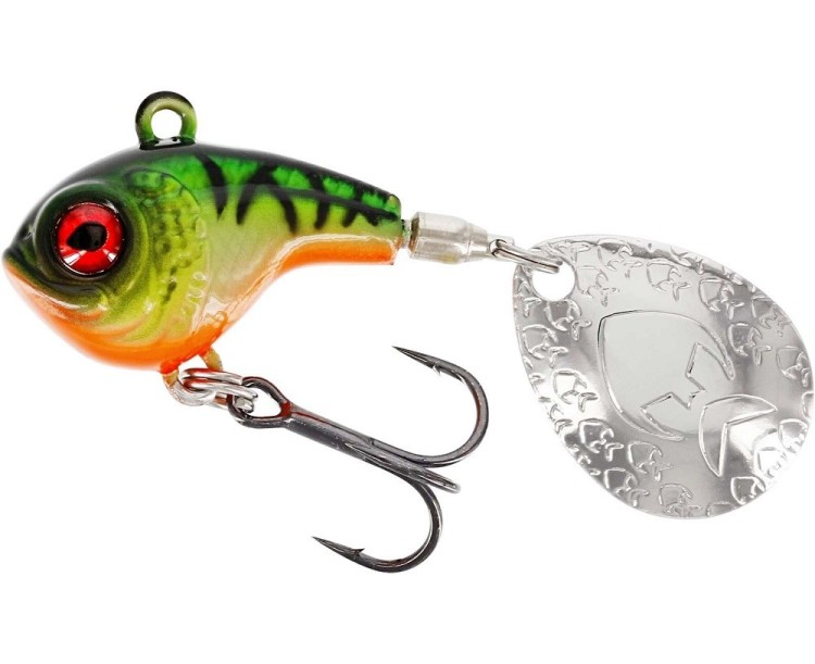 Westin Nástraha Dropbite Spin Tail Jig Firetiger 2,6 cm 8 g