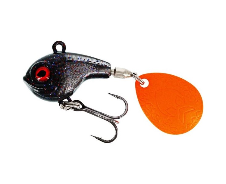 Westin Nástraha Dropbite Spin Tail Jig Black Mamba 3,4 cm 17 g