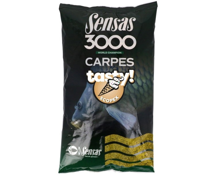 Sensas Krmení Carp Tasty 3000 1 kg - Scopex