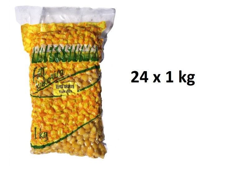 Partikl Kukuřice Professional Vařená Vakuovaná - Nature 24 x 1 kg