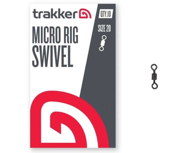 Trakker Obratlík Micro Rig Swivel Velikost 20 10 ks