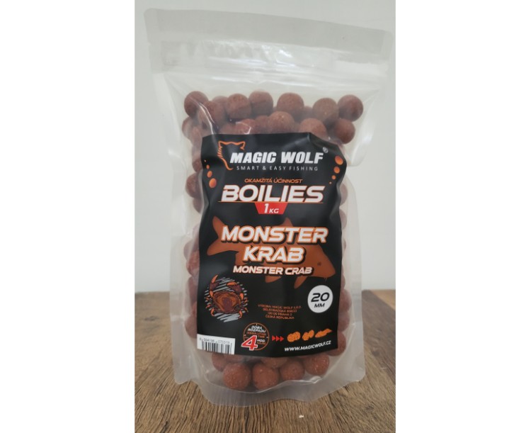 MAGIC WOLF BOILIES 1KG 20MM Monster Crab